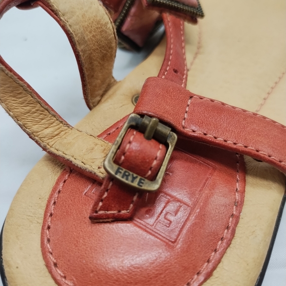 Women's Frye Dani Jeweled T strap Sandals Size 8M - Picture 5 of 10